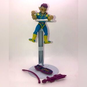 90S TMNT Zak The Neutrino Action Figure 100% Complete w Original Accessories